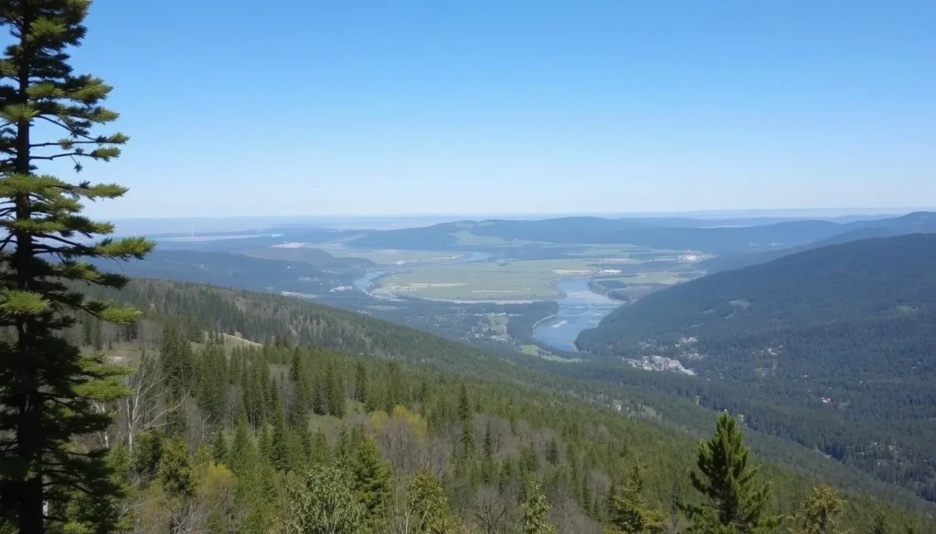 Image of Eau Claire's surrounding landscape