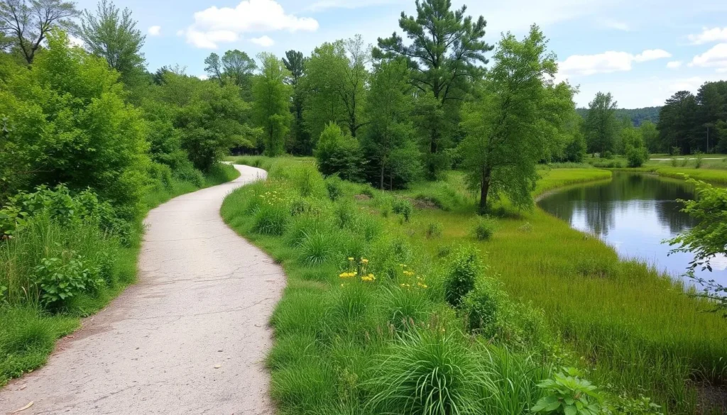 Image of Echo Lake Nature Preserve trail
