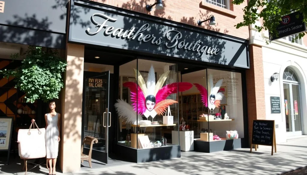 Image of Feathers Boutique storefront