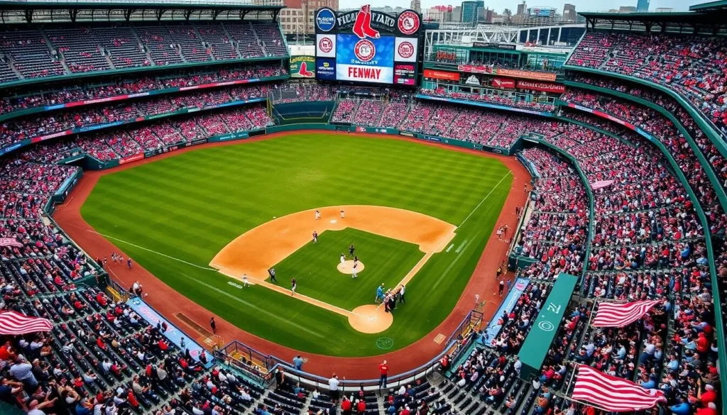 Image of Fenway Park on game day