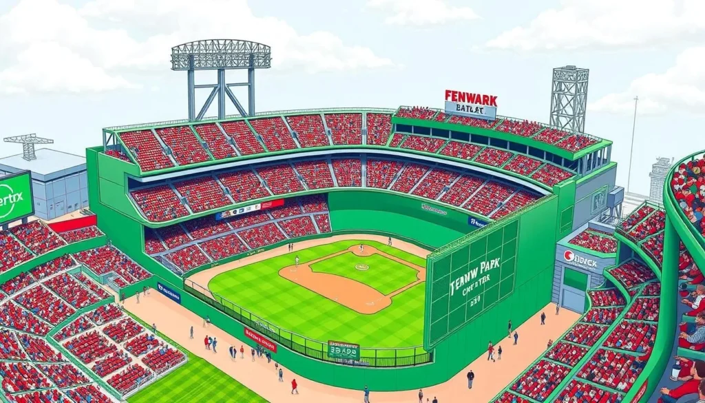 Image of Fenway Park's Green Monster