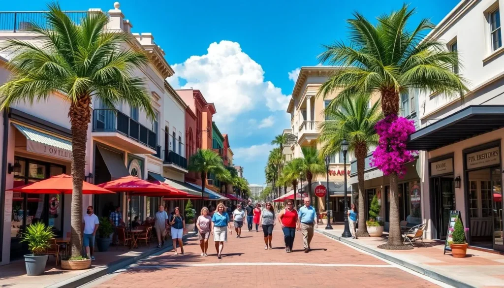 Image of Fifth Avenue South in Naples, Florida