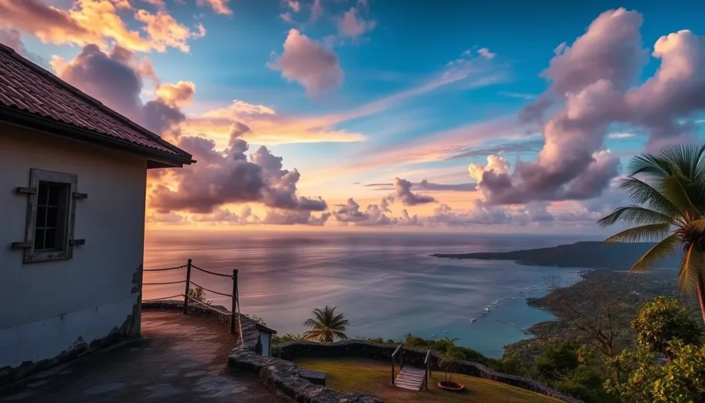 Image of Firefly Historic Site with a view of the Jamaican coast