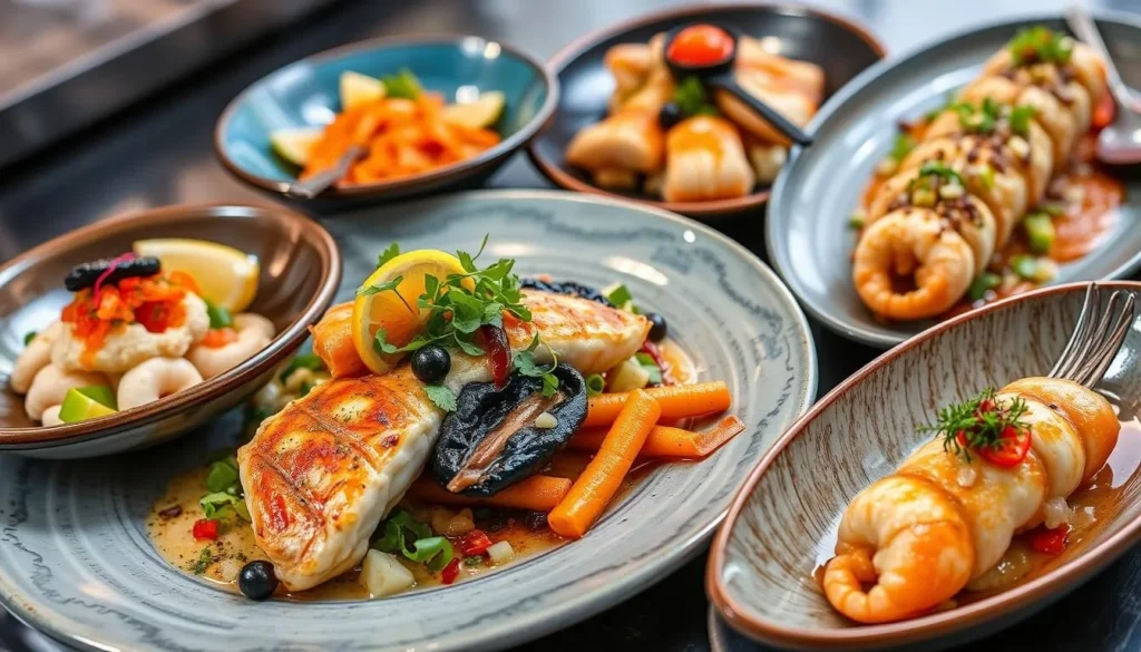 Image of Fish101's seafood dishes