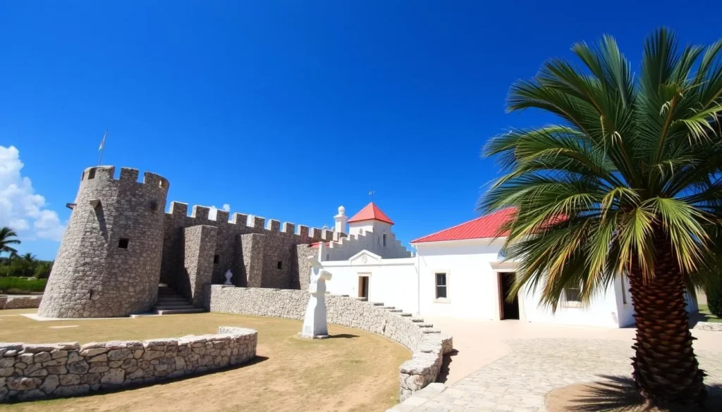 Image of Fort Zoutman and the Historical Museum in Oranjestad, Aruba