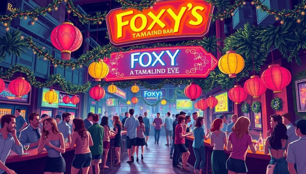 Image of Foxy's Tamarind Bar on New Year's Eve