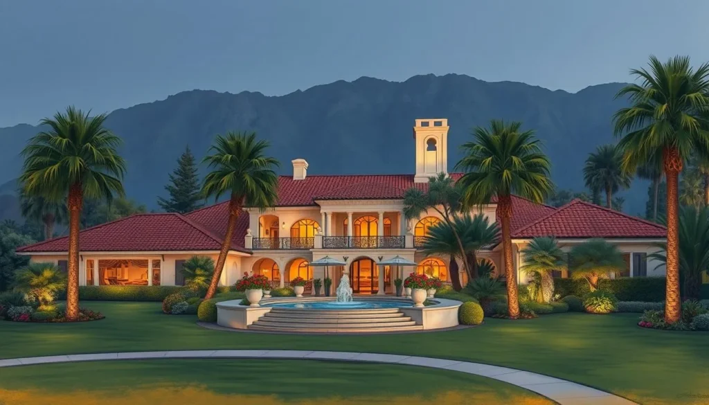 Image of Frank Sinatra's former home, Twin Palms