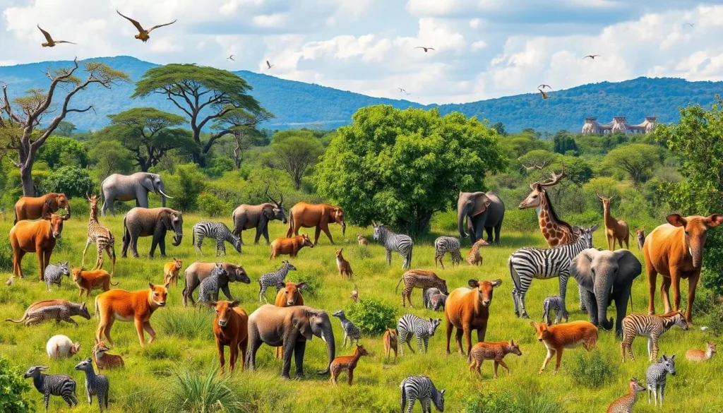 Image of Gorongosa National Park's diverse wildlife