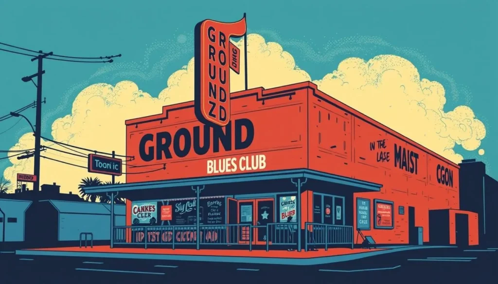 Image of Ground Zero Blues Club in Clarksdale, Mississippi