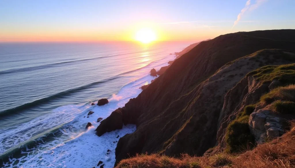 Image of Half Moon Bay coastline