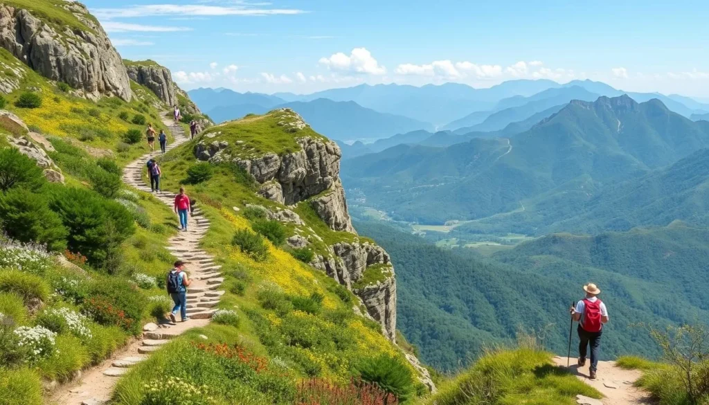 Image of Hallasan National Park's hiking trails