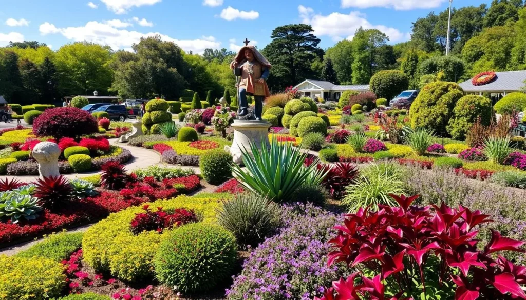 Image of Hamilton Gardens with diverse themed gardens