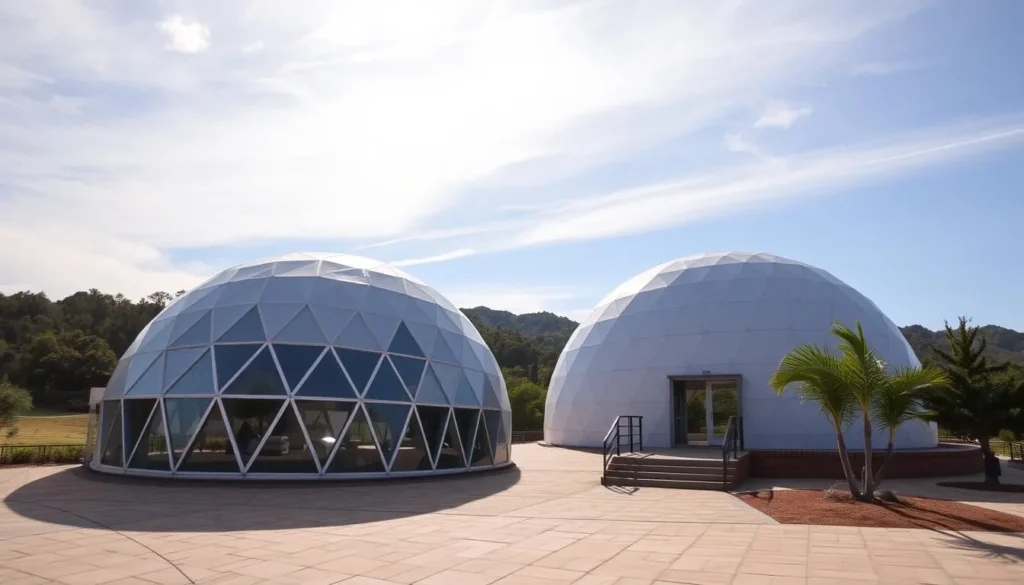 Image of Hatta Dome Park's geodesic domes
