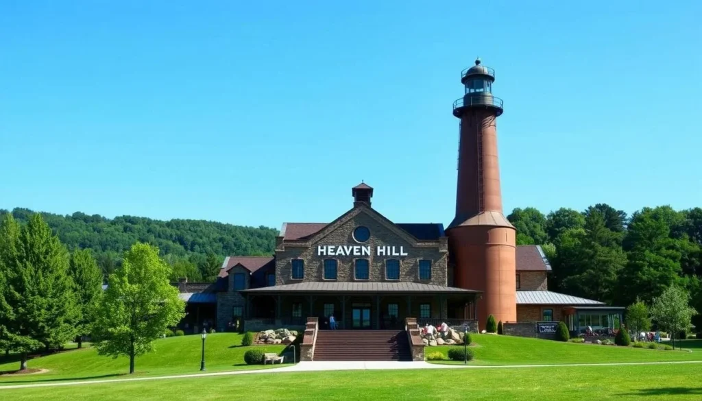 Image of Heaven Hill Distillery's main building or a notable landmark