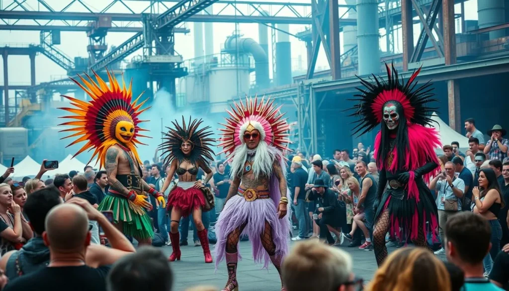 Image of Hellsinki Industrial Festival performers