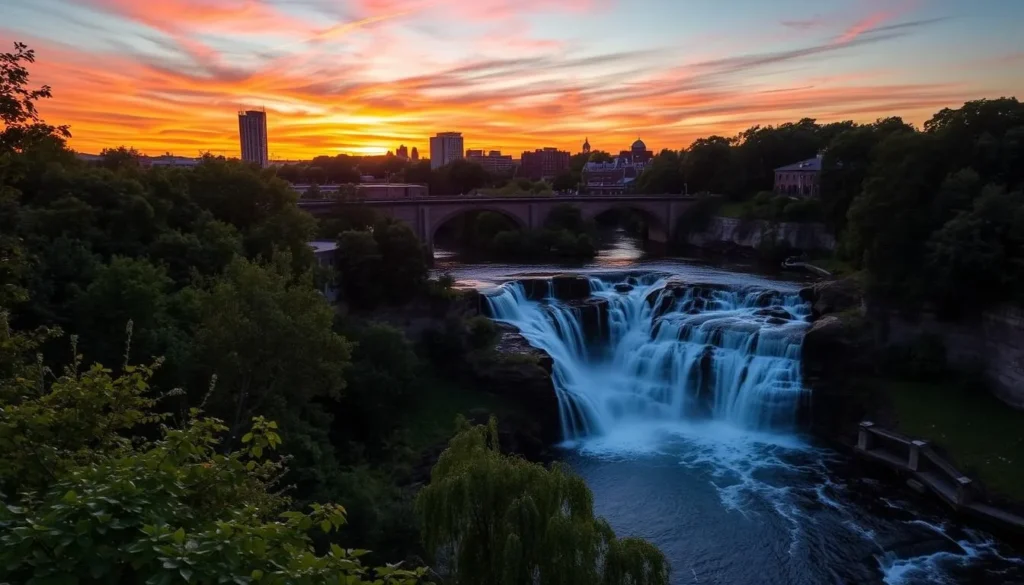 Image of High Falls in Rochester, NY