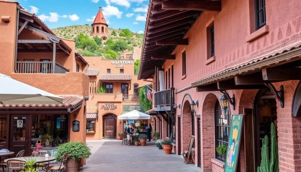 Image of Historic Old Town Scottsdale with its distinctive rustic architecture and vibrant art scene