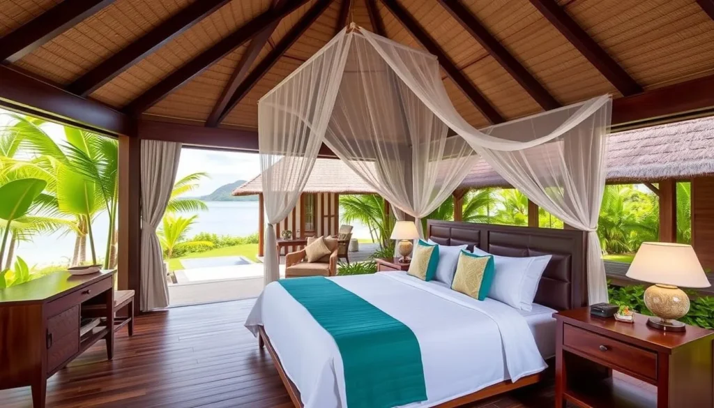 Image of Hotel Kia Ora Resort and Spa Rangiroa's luxurious bungalow