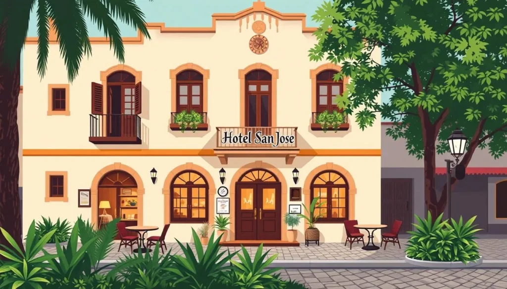 Image of Hotel San José, a boutique hotel with a vintage vibe