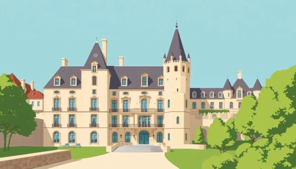 Image of Hotel de la Cité, a 5-star luxury hotel within the medieval walls of Carcassonne