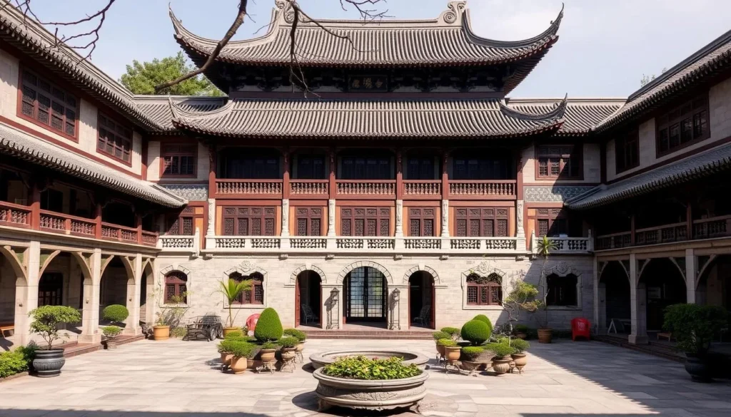 Image of Hu Xueyan's Former Residence grand courtyard