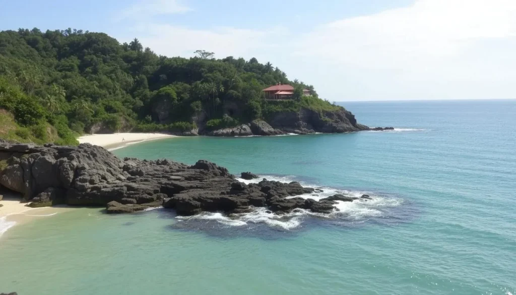Image of Ilig-Iligan Beach with its rugged shoreline and scenic views.