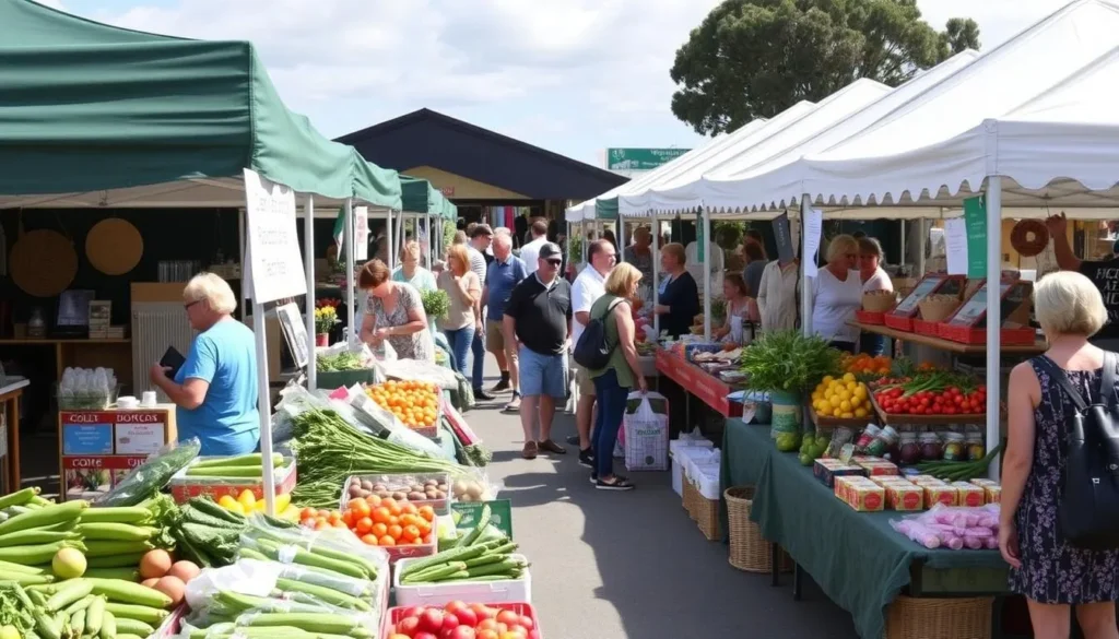 Image of Inverloch Farmers' Market with fresh produce and artisanal goods