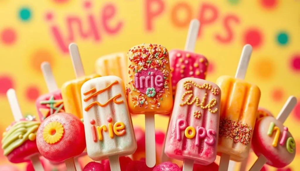 Image of Irie Pops colorful popsicles