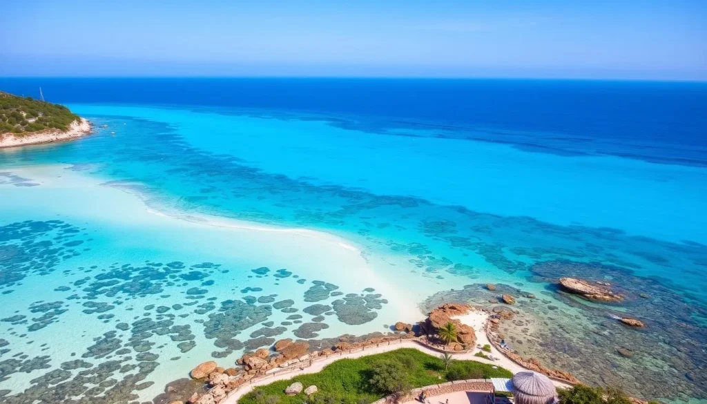 Image of Isla de Mona's beautiful beaches and crystal-clear waters.