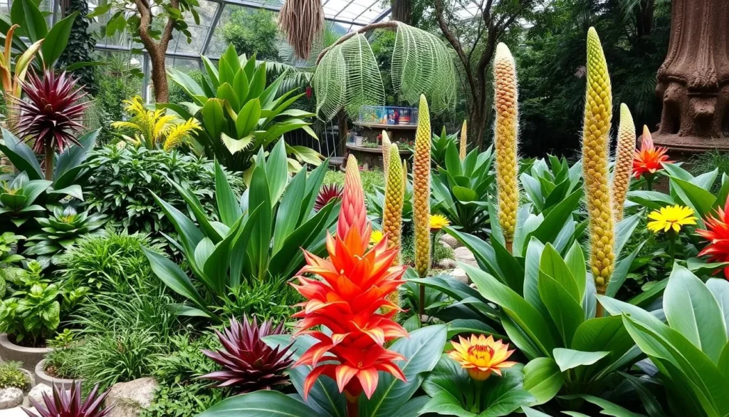 Image of Jardín Botánico with a variety of plants and the Orquideorama