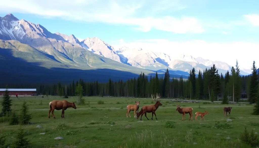 Image of Jasper National Park with wildlife