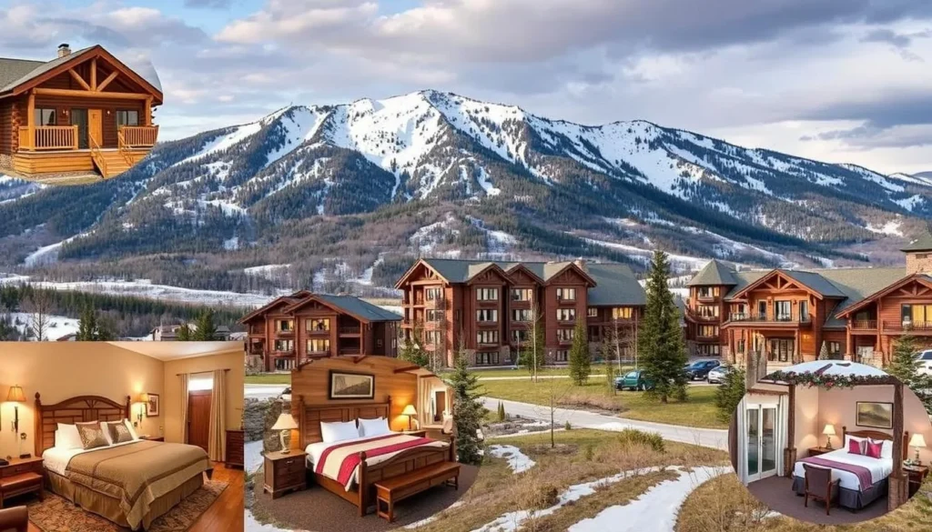 Image of Keystone Resort's various lodging options