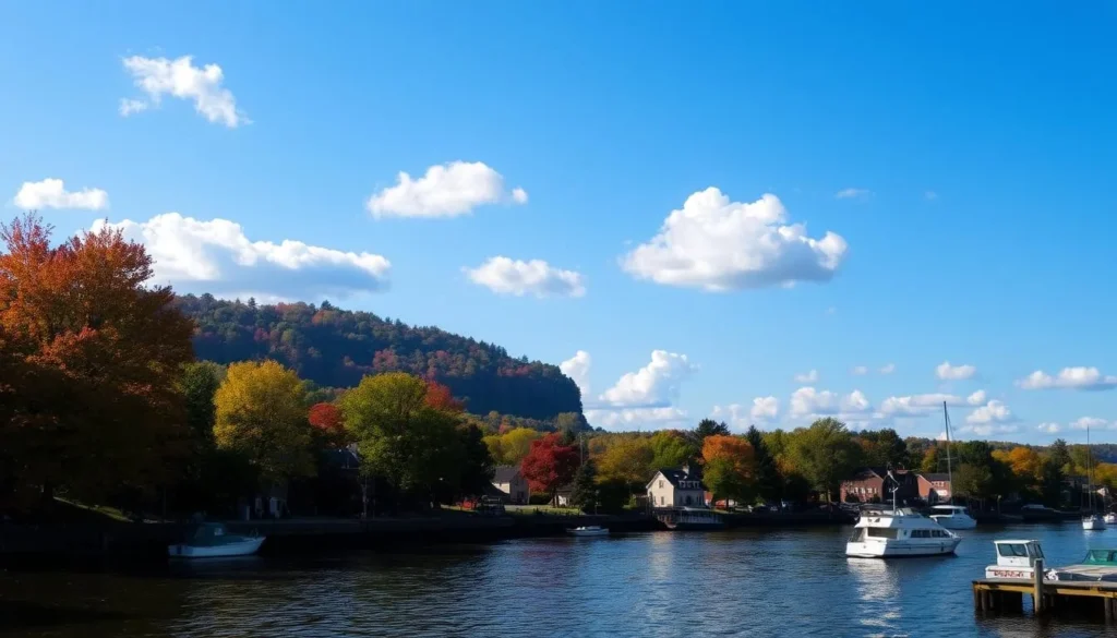 Image of Kingston's Rondout waterfront