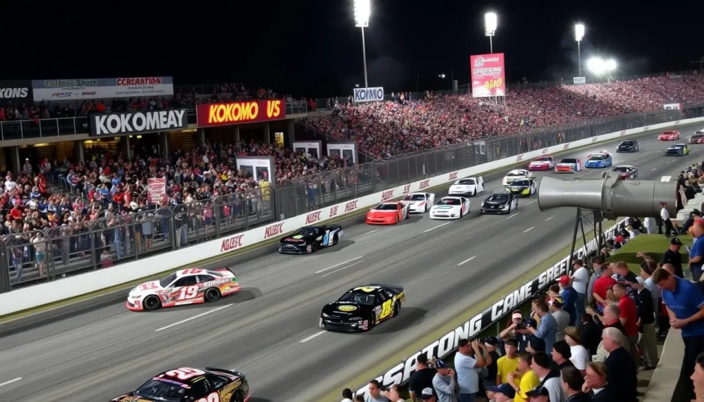 Image of Kokomo Speedway during a racing event
