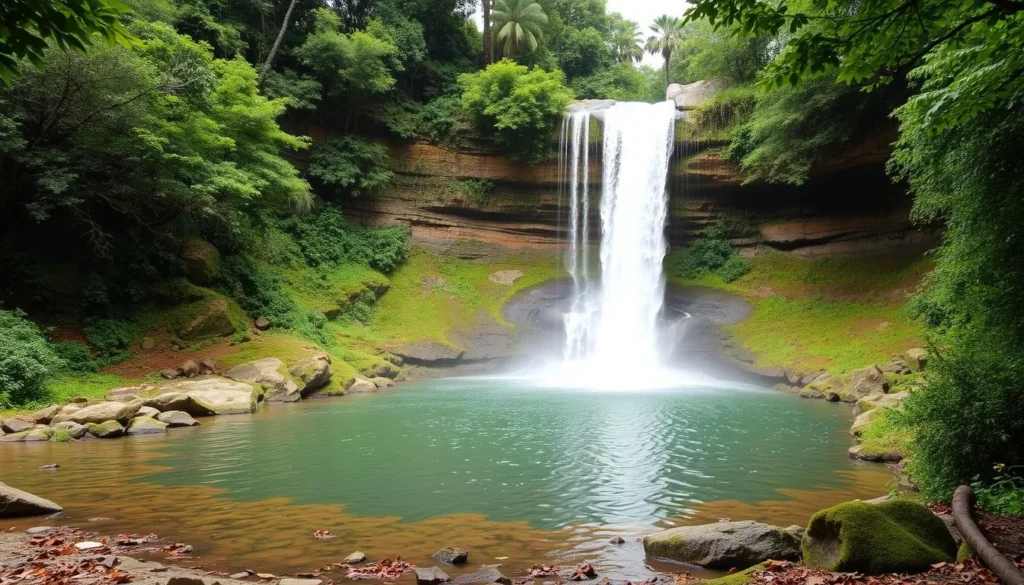 Image of Kota Falls with a secluded pool