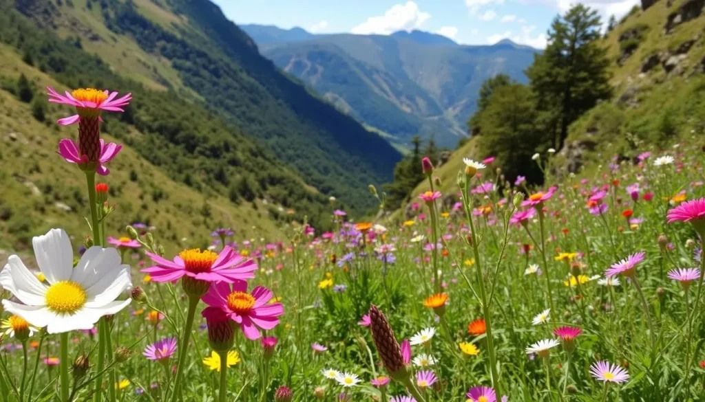 Image of La Ruta de las Flores with blooming wildflowers