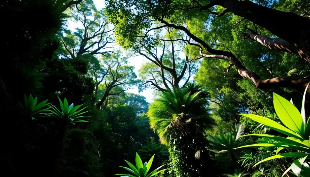 Image of Lamington National Park's lush rainforest canopy