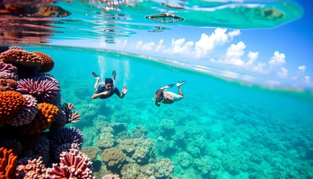 Image of Lauderdale-by-the-Sea with snorkelers near the coral reef Image of Lauderdale-by-the-Sea with snorkelers near the coral reef