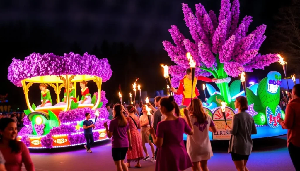 Image of Lilac Festival Torchlight Parade