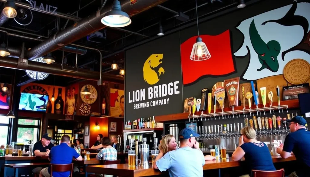 Image of Lion Bridge Brewing Company taproom