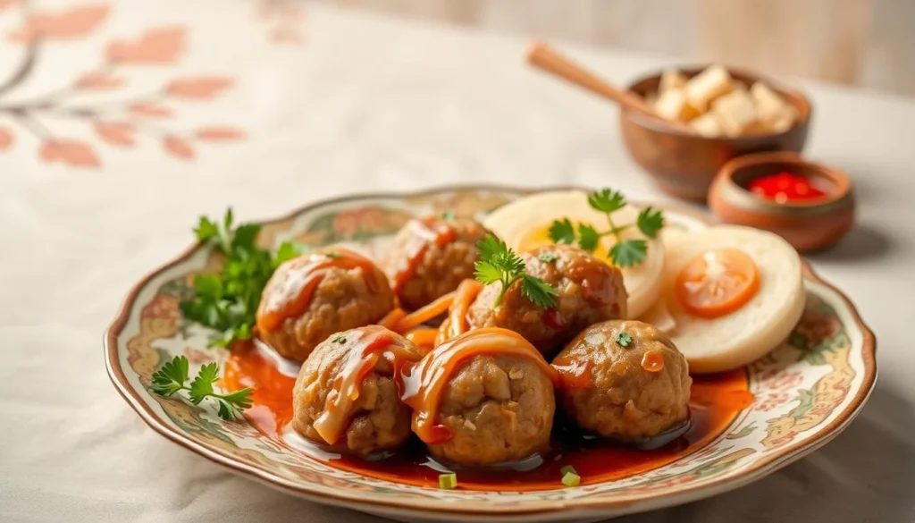 Image of Lion's Head Meatballs and Tangbao