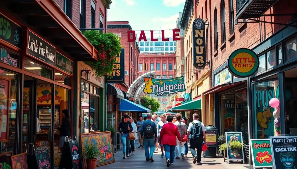 Image of Little Five Points Atlanta shopping