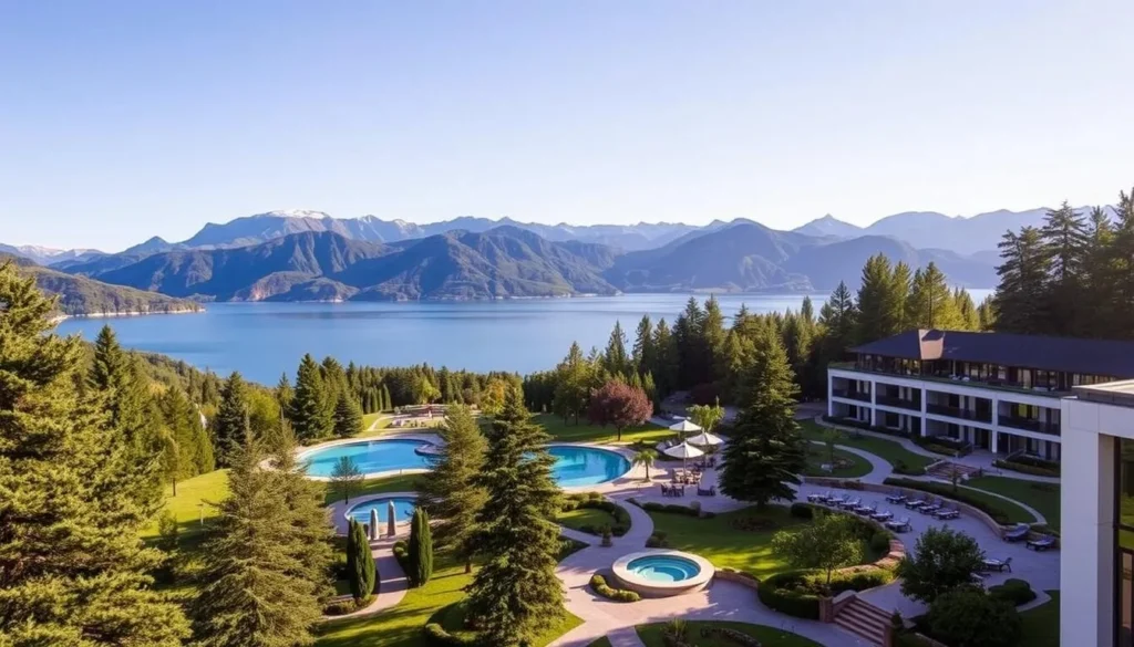 Image of Llao Llao Hotel & Resort with its stunning lake views