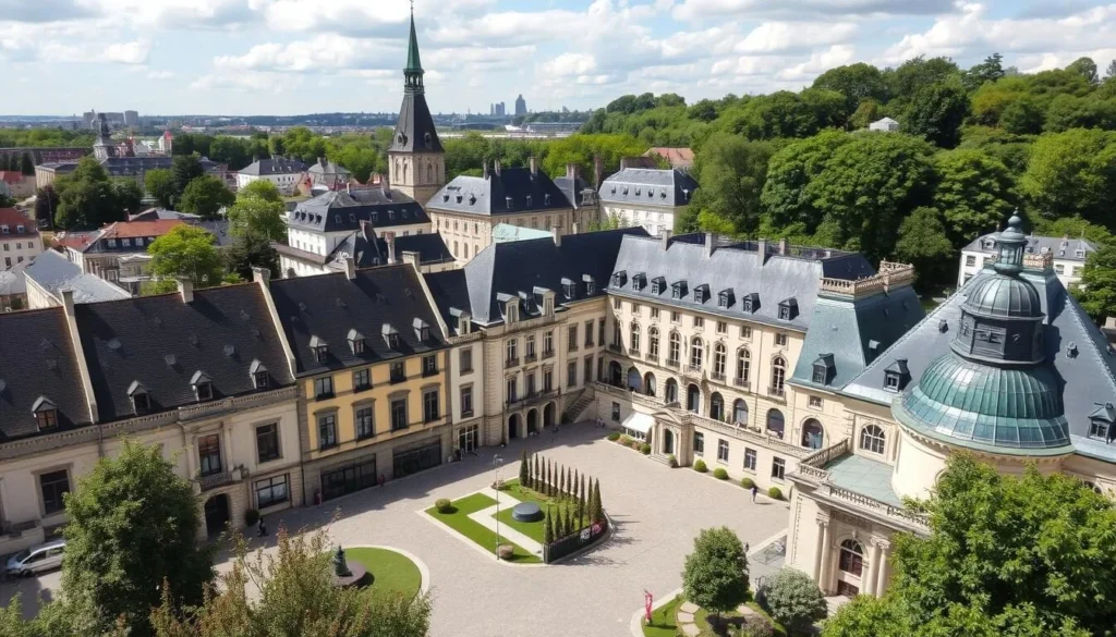 Image of Luxembourg City's museum district