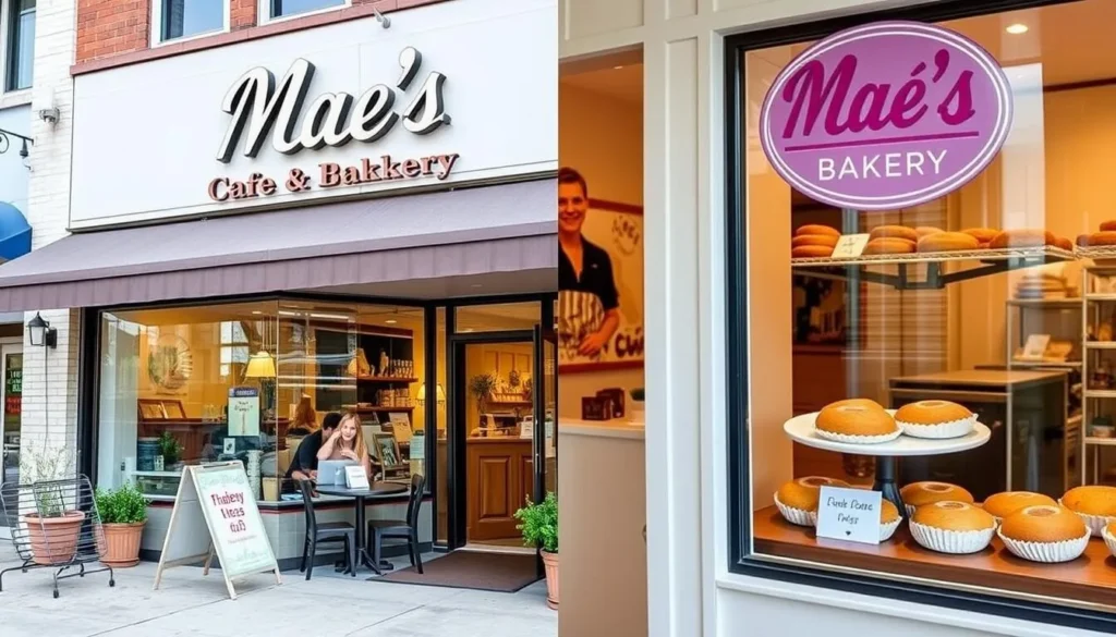Image of Mae's Café & Bakery's exterior or interior