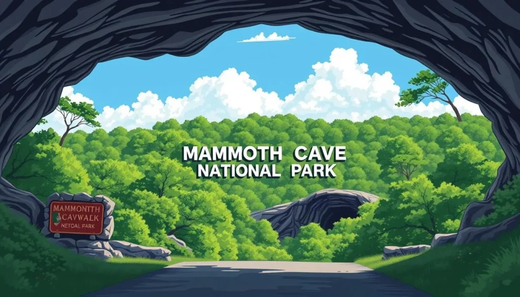 Image of Mammoth Cave National Park entrance