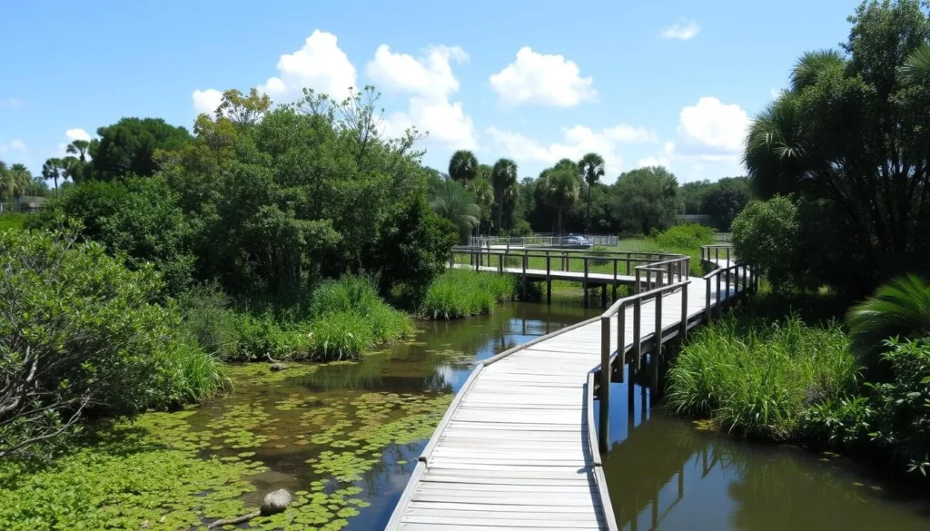 Image of Manatee Sanctuary Park boardwalks