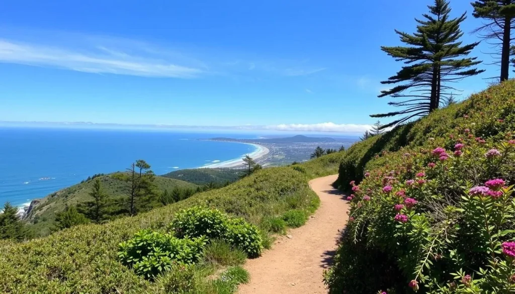 Image of Marginal Way trail with ocean views Image of Marginal Way trail with ocean views