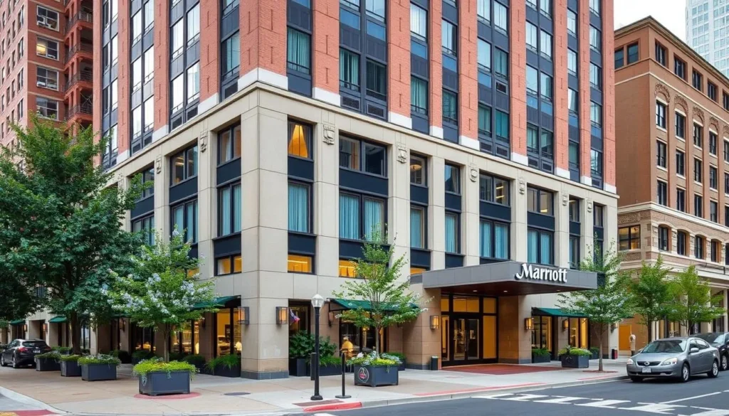 Image of Marriott Syracuse Downtown hotel exterior