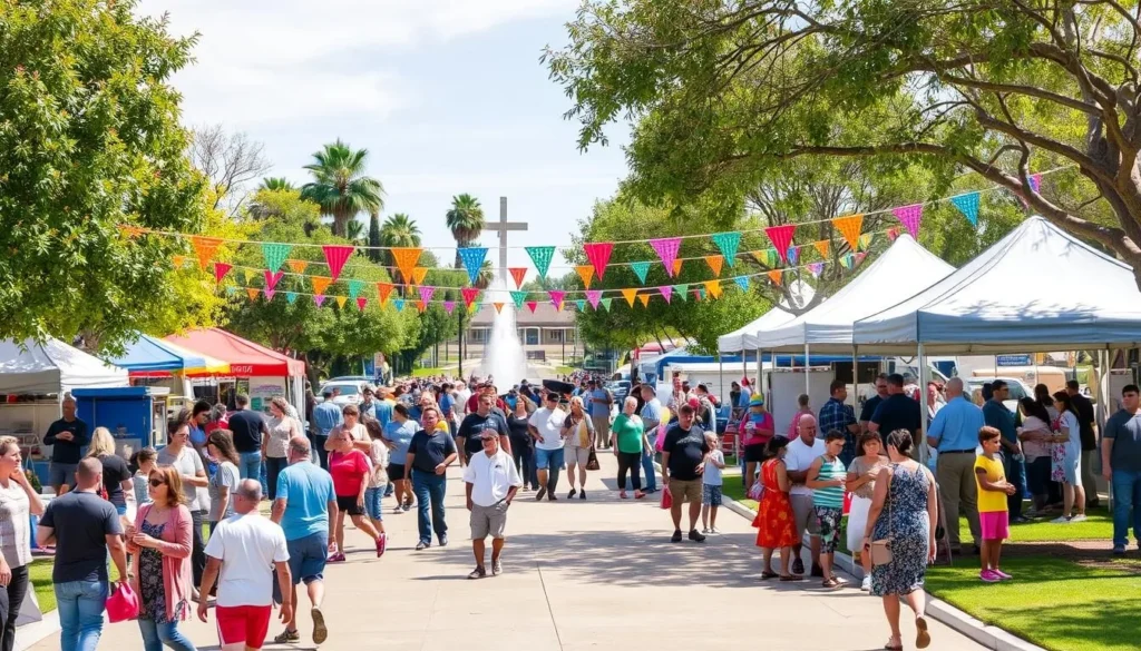 Image of Memorial Park Chula Vista during an event